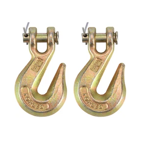Ganchos de agarre para horquilla G70 de 3/8" 2 piezas gancho de cadena plataforma remolque de amarre para camión - Imagen 1 de 5