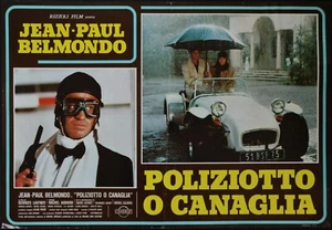 fotobusta POLIZIOTTO O CANAGLIA JEAN PAUL BELMONDO LAUTNER AUDIARD AUTO CAR FRAN - Picture 1 of 1