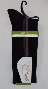 2(x)ist Socks Brown Cotton Blend OS - Picture 1 of 4