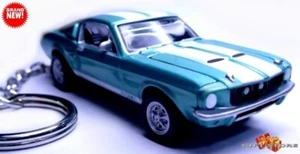 🎁🎁RARE KEYCHAIN BLUE WHITE 67/68 FORD™ SHELBY™ MUSTANG GT500 KR GREAT GIFT🎁🎁 - Picture 1 of 14