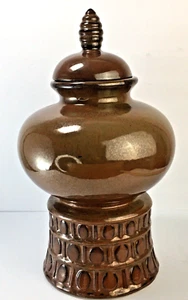 Bombay Company Asian Inspired Glazed Terra Cotta Urn / Vase - Picture 1 of 14
