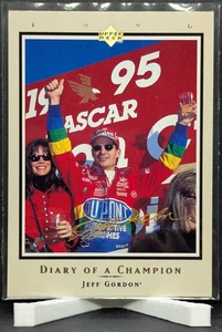 1996 Upper Deck Road To The Cup Diary of a Champion #DC1 Jeff Gordon NM - Picture 1 of 2