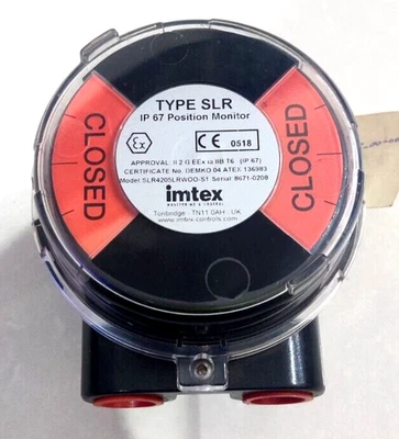 IMTEX CONTROLS TYPE SLR IP 67 POSITION MONITOR MADE - Image 1 of 4