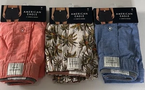 American Eagle Boxers Mens Medium 3 Pack - Picture 1 of 2