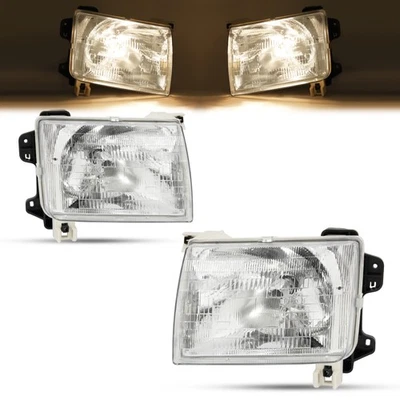 Par Conjunto de montaje de faros lado izquierdo y derecho para Nissan Xterra 2000 2001 Foto 1 de 4