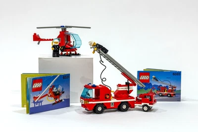 LEGO 6593 CAMIÓN DE BOMBEROS BLAZE BATTLER Y 6531 FLAME CHASER 100% COMPLETO con manuales Foto 1 de 4