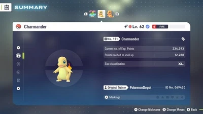 6IV Untouched Shiny Charmander Pokemon Legends ZA *SAME DAY* - Image 1 of 4