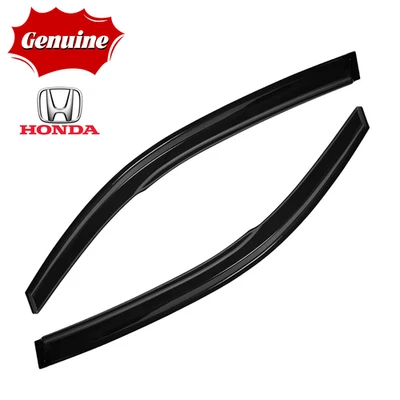 Parasoles de ventana originales Honda Civic Coupé 2001-2005 estilo delgado protector solar de lluvia Foto 1 de 4