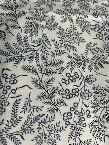 Moda Nantucket Summer Navy White Floral Quilt Fabric Camille Roshelley 14" F65 - Picture 1 of 5