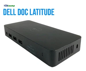 Dell USB 3.0 Triple 4K Dock Station for Latitude E5750 E7270 E7450 E7470 Laptop - Picture 1 of 8