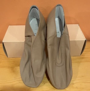 Zapatos Bloch Para Mujer Usados en Excelente Condición Neo-Flex Sin Cordones Cuero Tostado Baile Jazz Talla 6.5 - Imagen 1 de 4