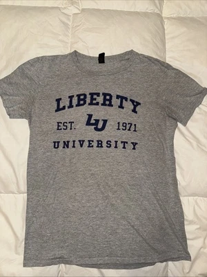 Camiseta Liberty University Flames Gris Talla M Foto 1 de 4