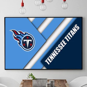 Tennessee Titans Design NFL Football Wohndeko Wandkunstdruck Poster/Leinwand - Bild 1 von 4