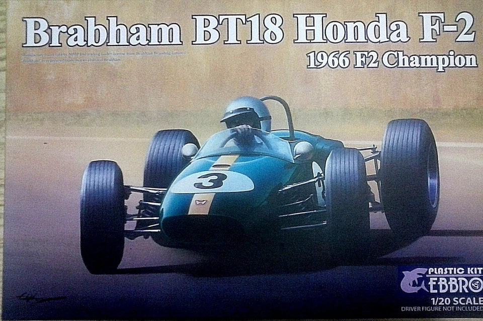  EBBRO KIT 1:20 AUTO IN PLASTICA BRABHAM BT18 HONDA F-2   ART EMSF-1 20022 8800 - Immagine 1 di 1