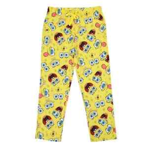 SpongeBob SquarePants Yellow Adult Juniors Sleep Pants
