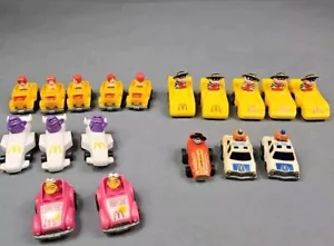 Giocattoli Happy Meal McDonald's vintage anni 80 Fast Macs Turbomacs Birdie Grimace - Foto 1 di 14