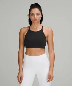 Lululemon Flow Y Wrap-Front High-Neck Bra, Size 6 - Picture 1 of 8