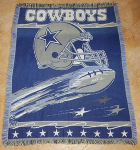 Vintage The Northwest Co NFL Dallas Cowboy 100% Acrylic Throw Blanket 46 x 60 - Picture 1 of 10
