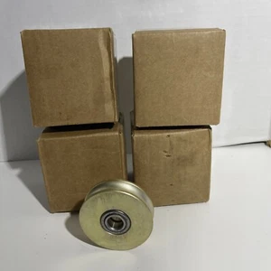 4 1/2" Wire Rope Pulley 1/2” Wide,12mm Id W/2 Koyo Bearings B-1212 / IR-081212 - Picture 1 of 4