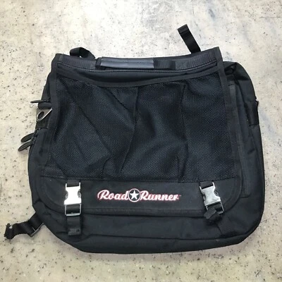 Vtg Road Runner Black Tote Bag Musician Messenger Gig Bag - Nice Find Fast Ship! - Image 1 of 4