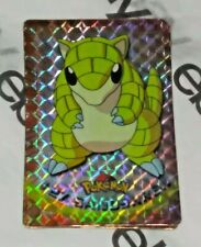 Vintage Rare 90s Vending Machine Sticker Sandshrew Anime Prism Holo Pokemon Card