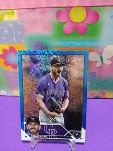 2023 Topps Serie 2 blaue Folie Chad Kuhl #517 Rockies/999 - Bild 1 von 6