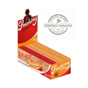 Cartine Smoking Orange, 50 libretti. 3000 foglie - 1 scatola. - Imagen 1 de 3