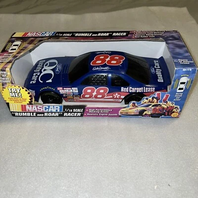 NASCAR Dale Jarrett #88 plástico Rumble & Roar Toy Biz Ford T Bird 1:18 coche de carreras Foto 1 de 4