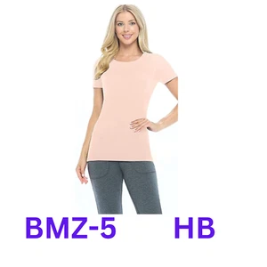 Natural Uniforms Women's Short Sleeve Round-Neck T-Shirt Under Scrub, (Nude, M) - Picture 1 of 5
