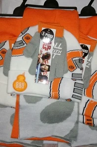 ๐ฅ NwT Star Wars BB8 Winter 3pc Winter Set Hat Gloves and Scarf New ๐ Cute Cha - Picture 1 of 1