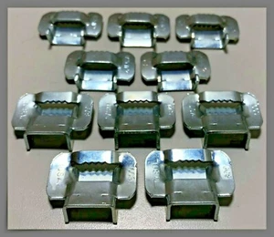 C35499 1/2" Band It Banding Schnalle verzinkt Kohlenstoffstahl Menge 10 Bandit - Bild 1 von 9