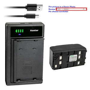 Kastar Battery USB Charger for Pentax R-122 R-122N R-123 R-123N R-200DN R-200X - Picture 1 of 9