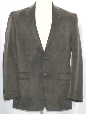 Chaps Brown Corduroy Cotton Blazer Sport Coat Mens Size 42L Elbow Patches - Image 1 of 4