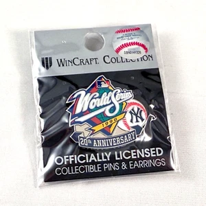 New Sealed! New York Yankees 1998 World Series 20th Anniversary Pin Aminco - Picture 1 of 1