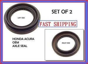 for 94-02 HONDA ACCORD CL AXLE SEAL SET OF 2 MADE IN JAPAN JF-46908 + JF-46514 - Picture 1 of 2