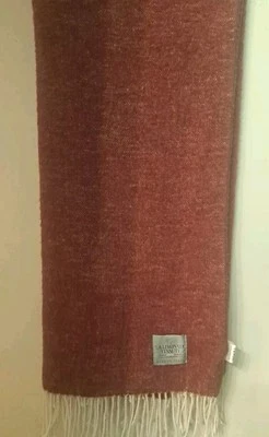 LA LIMONAIA TESSUTI MADE IN ITALY Italian Plaid Throw Blanket 56" x 64" NEW - Image 1 of 4