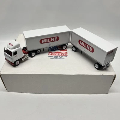 Milne Truck Line Doubles '03 Winross Truck 100 made - Image 1 of 4