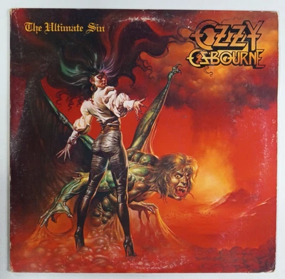 Ozzy Osbourne: The Ultimate Sin Lp W/ORIGINAL INNER SLEEVE!! - Image 1 of 4