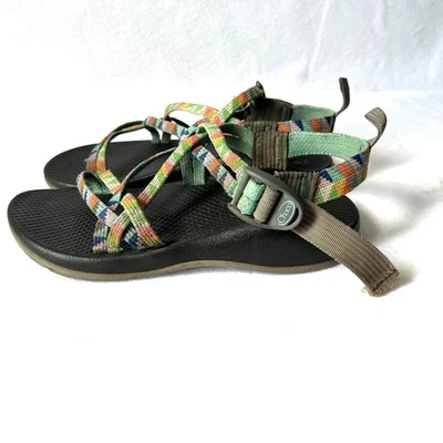 Sandalias Chaco ZX2 Juveniles 4 Brillantes Coloridas Senderismo Sendero Deportes Acuáticos Zapatos con Tiras Foto 1 de 4