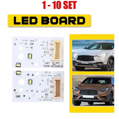 Luz de circulación diurna placa LED 2-20X blanca frontal ajuste Infiniti QX30 Q30 2017-19 Foto 1 de 4