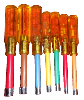 Herramientas a presión de colección EE. UU. 7 piezas destornillador de tuerca ND-116-114-112-111-110-109-108. Foto 1 de 2