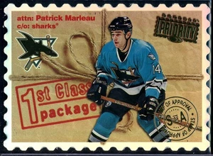 1997-98 Donruss Priority Stamp of Approval #195 Patrick Marleau 055/100 - Picture 1 of 2