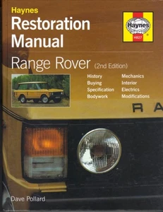 RANGE ROVER,CLASSIC,SE,HSE,3.5,3.9,4.2 V8 HAYNES RESTORATION MANUAL 1970-1996 - Picture 1 of 1