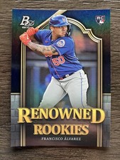 2023 Bowman Platinum Renowned Rookies RC Rookie Card Francisco Alvarez
