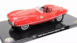 Modellino auto scala 1:24 alfa romeo disco volante diecast modellismo statico ce - Imagen 1 de 5