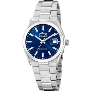 Reloj Lotus automático 18996/2 hombre esfera azul oscuro correa acero - Imagen 1 de 2