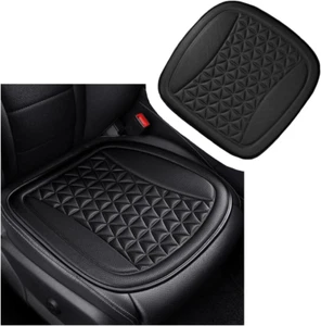 Breathable Anti-Slip Car Seat Covers - Cooling Pad for Summer Comfort (Black) - Picture 1 of 7
