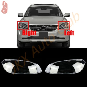 For Volvo XC60 2014-2017 Right&Left Front Headlight Clear Lens Cover+Seal Glue x - Picture 1 of 10