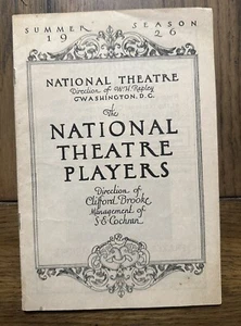 Playbill de colección 1926 “Little Old New York” jugadores de teatro nacional abril 1926 - Imagen 1 de 9