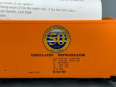 O Intermountain Steel Sided Ice Bunk Pacific Coast Gold 1994 PCR NMRA #1 O617 - Image 1 of 4